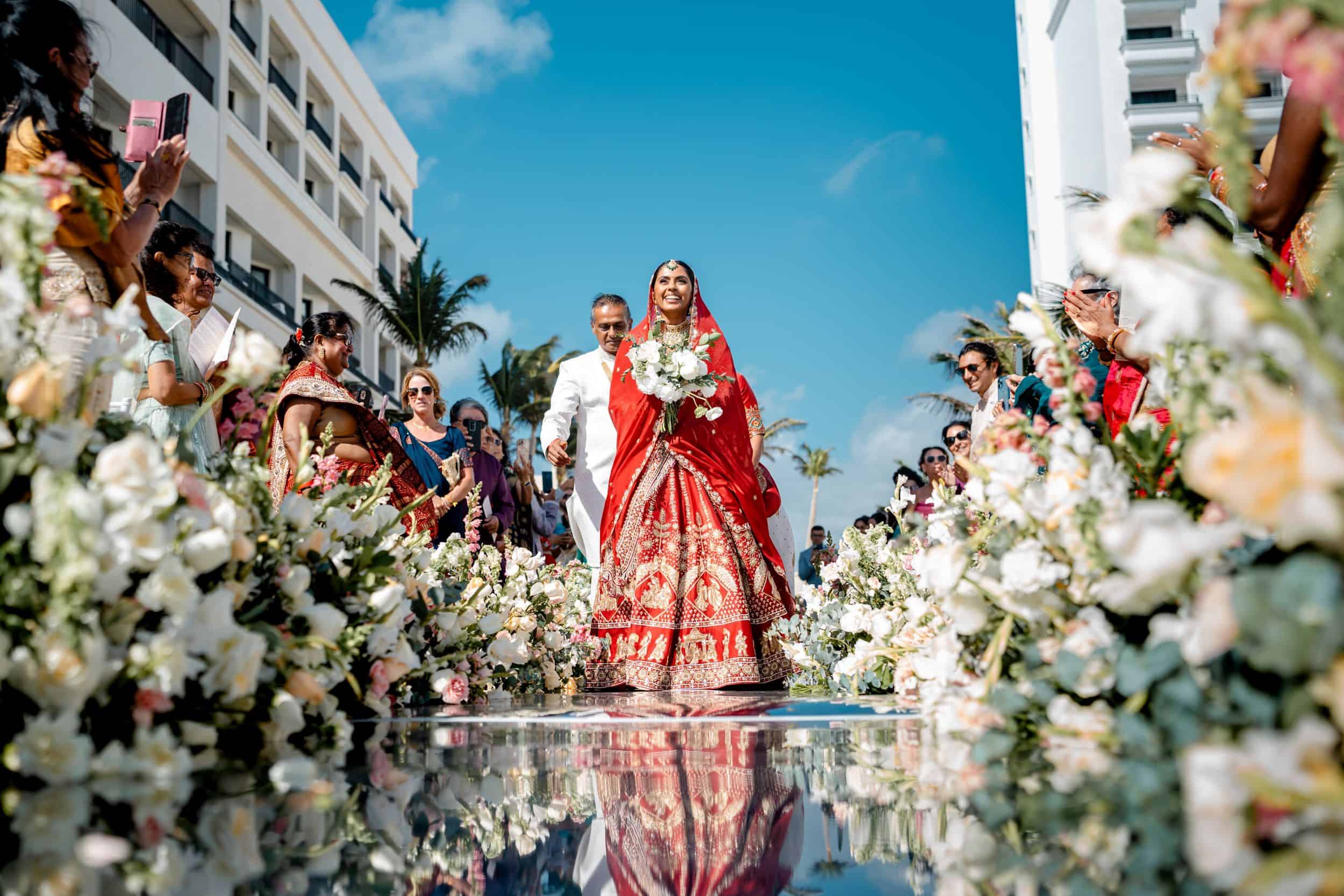 Luxury wedding decor by B3 Event Designs at Marriott Cancun Mexico – Captured by P. Taufiq Photography 10