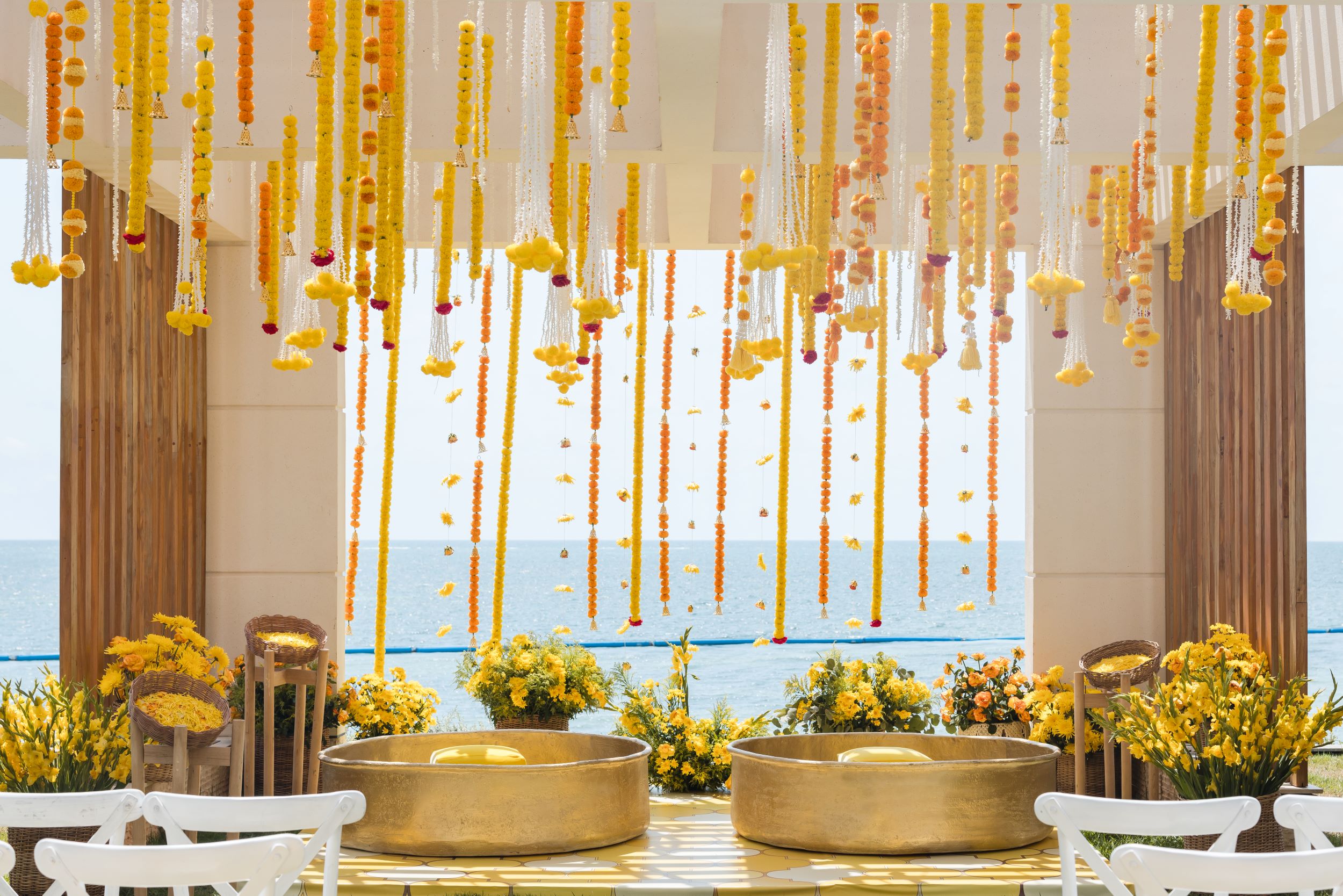 Luxury wedding decor by B3 Event Designs at Waldorf Astoria Cancun Mexico – Captured by P. Taufiq Photography 9