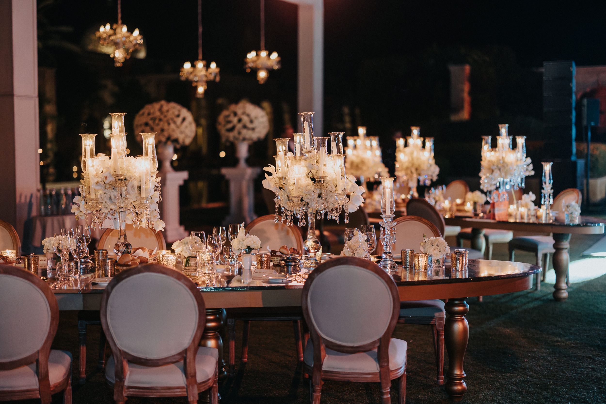 Luxury wedding decor by Cocoon Events Designs at Palais Namaskar – Captured by P. Taufiq Photography 13