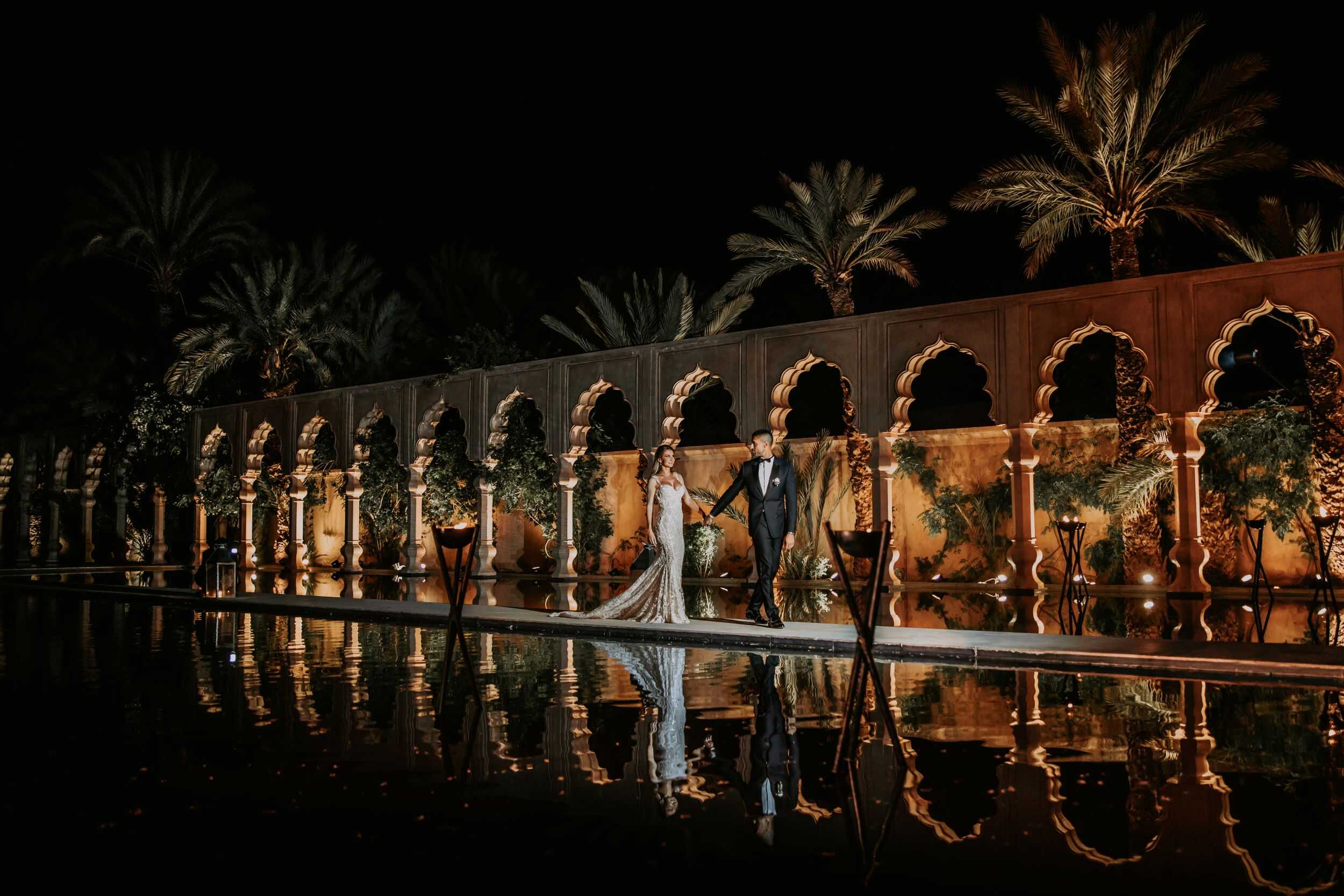 Luxury wedding decor by Cocoon Events Designs at Palais Namaskar – Captured by P. Taufiq Photography 6