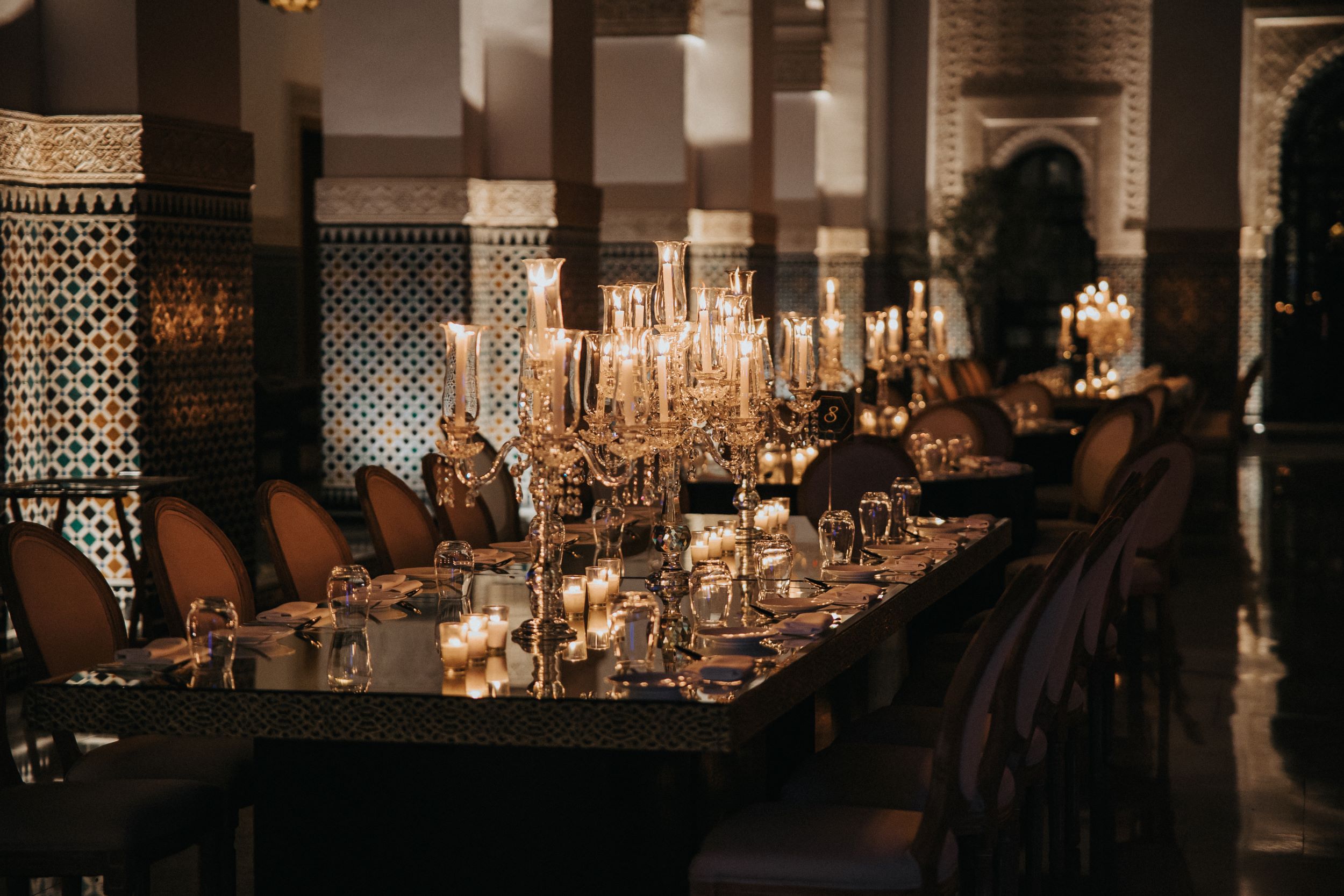 Luxury wedding decor by Cocoon Events Designs at The Oberoi Marrakech – Captured by P. Taufiq Photography 12