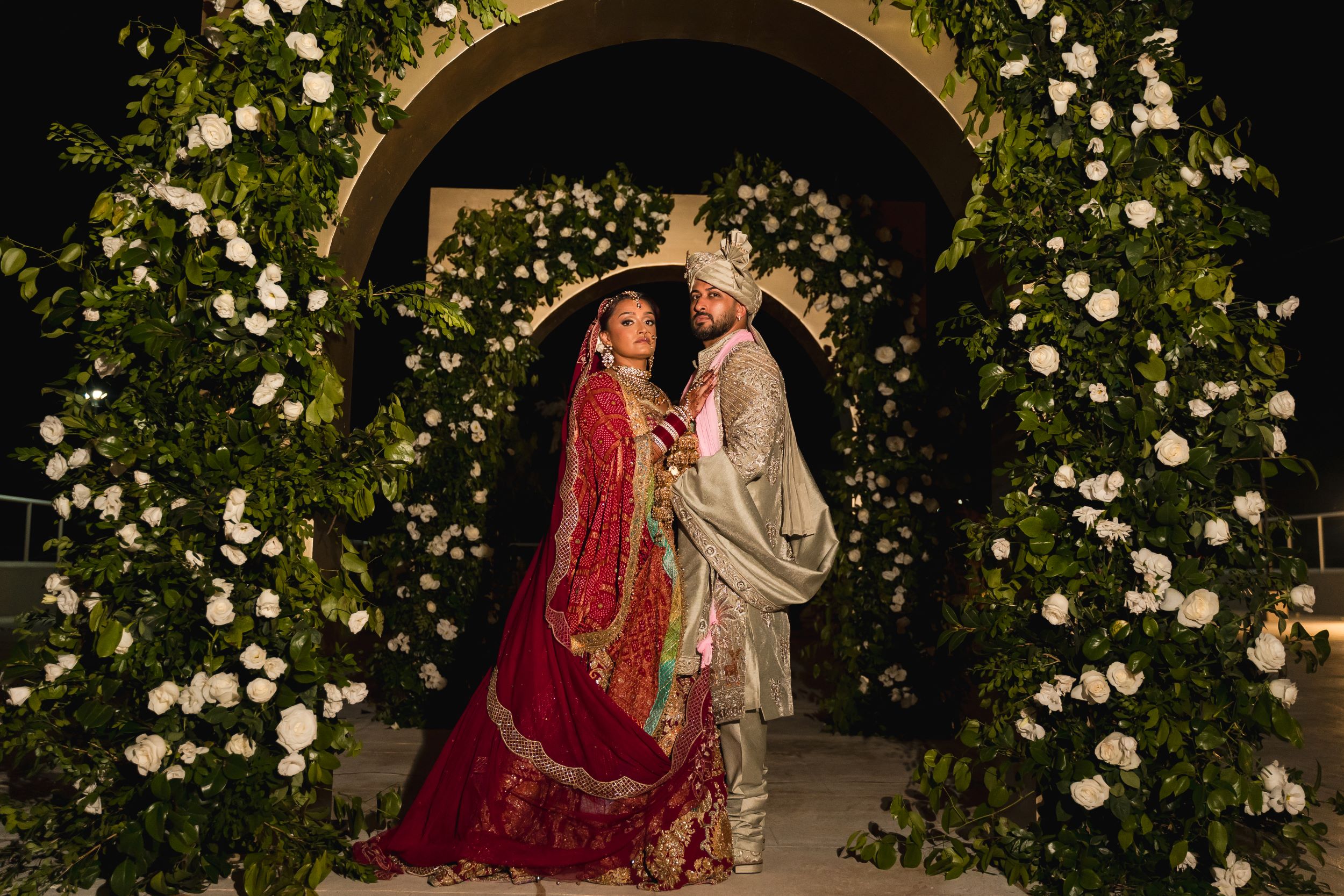 Indian Wedding luxury Ola Weddings Garza Blanca Cancun Mexico ptaufiq