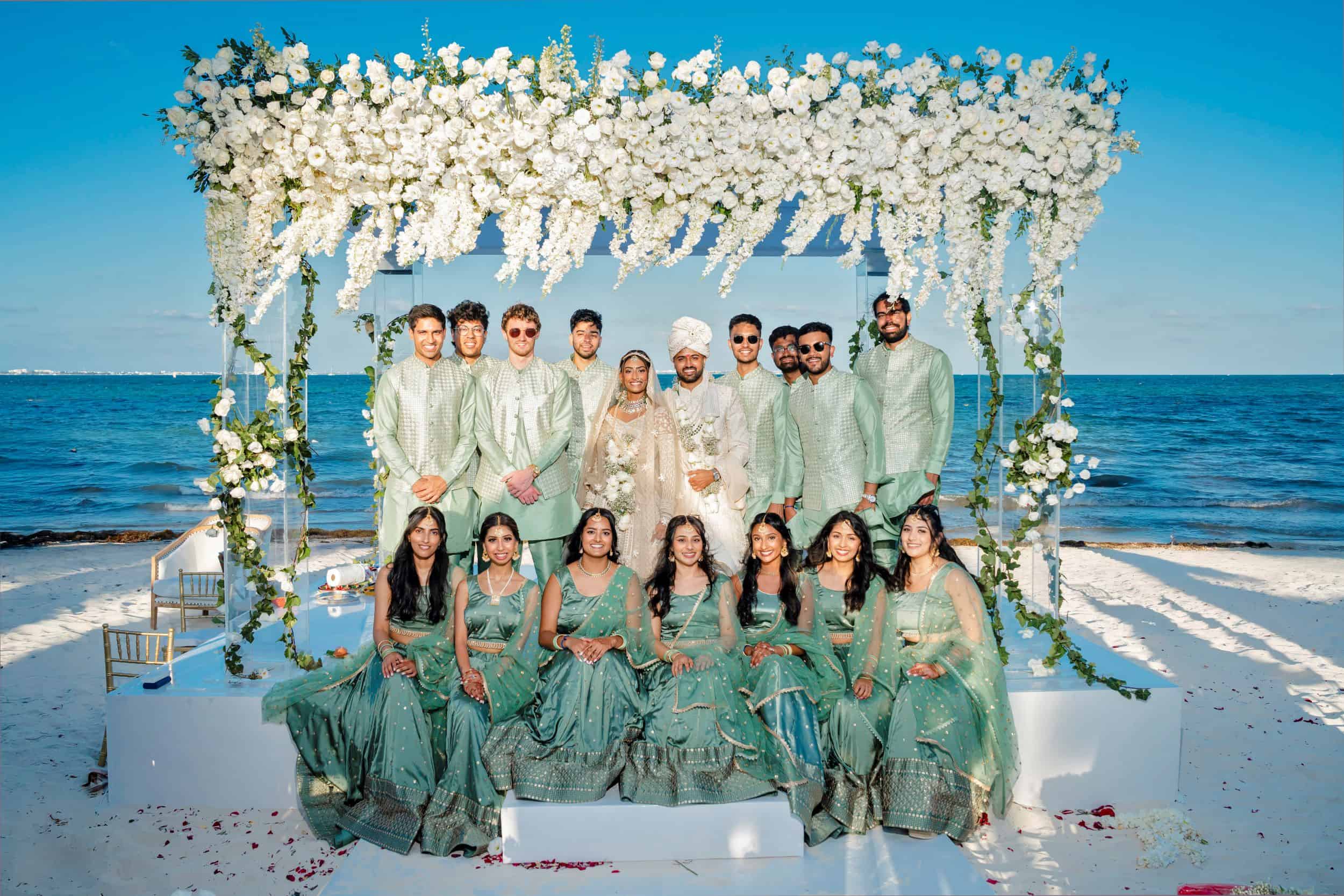 Indian Wedding luxury Ola Weddings Hard Rock Mexico ptaufiq9