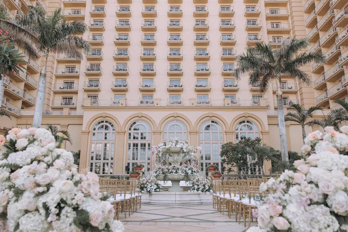 Gujrati Indian Wedding Ritz Carlton Naples Florida Ptaufiq