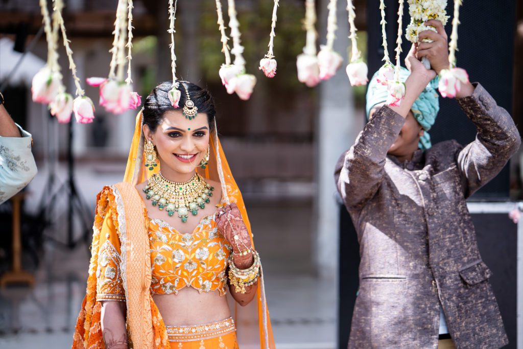 Indian Wedding Bride Entrance Fateh Garh Heritage Resort Wedding 1 1024x683 1