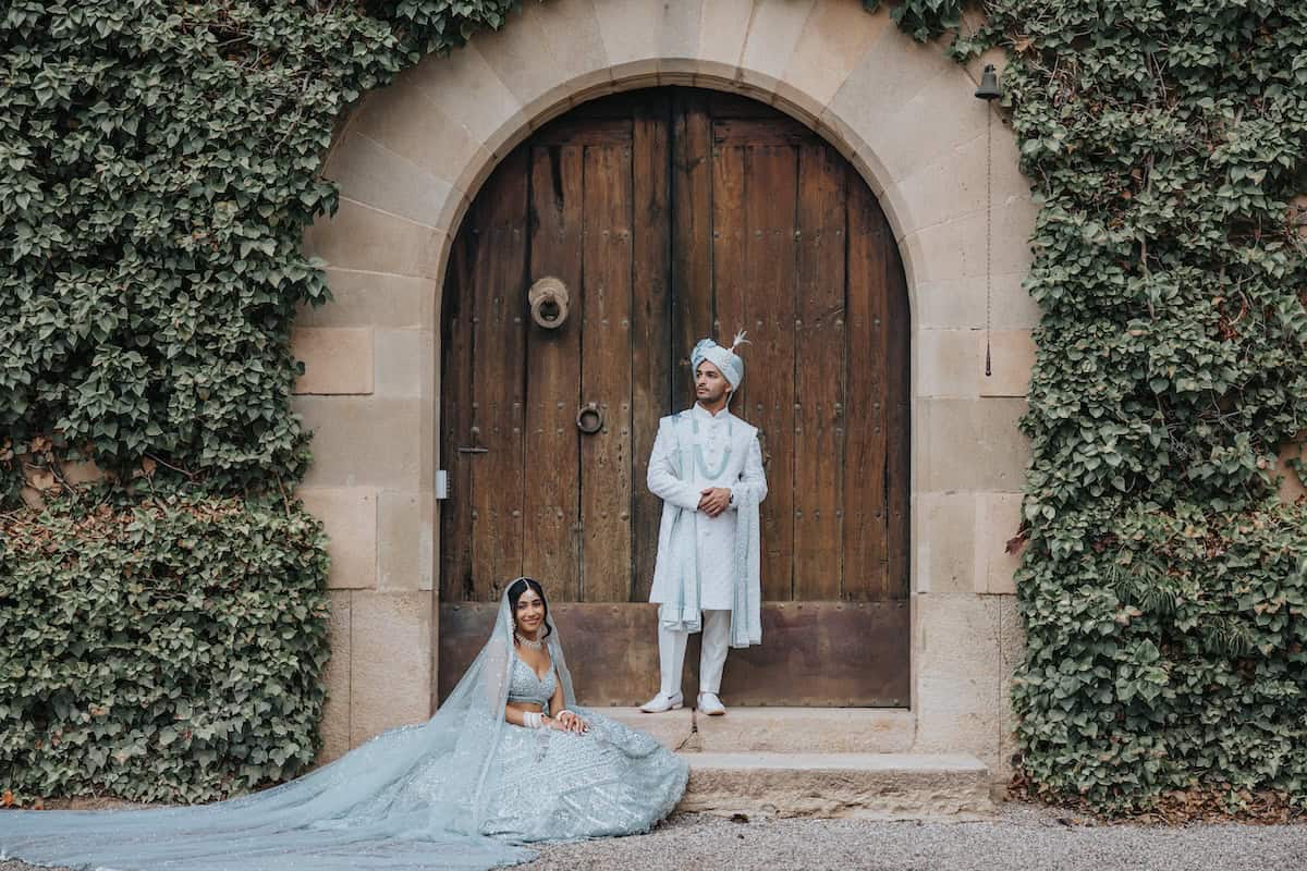 Indian Wedding Castell de Sant Marcal Couples Shoot P.Taufiq 7