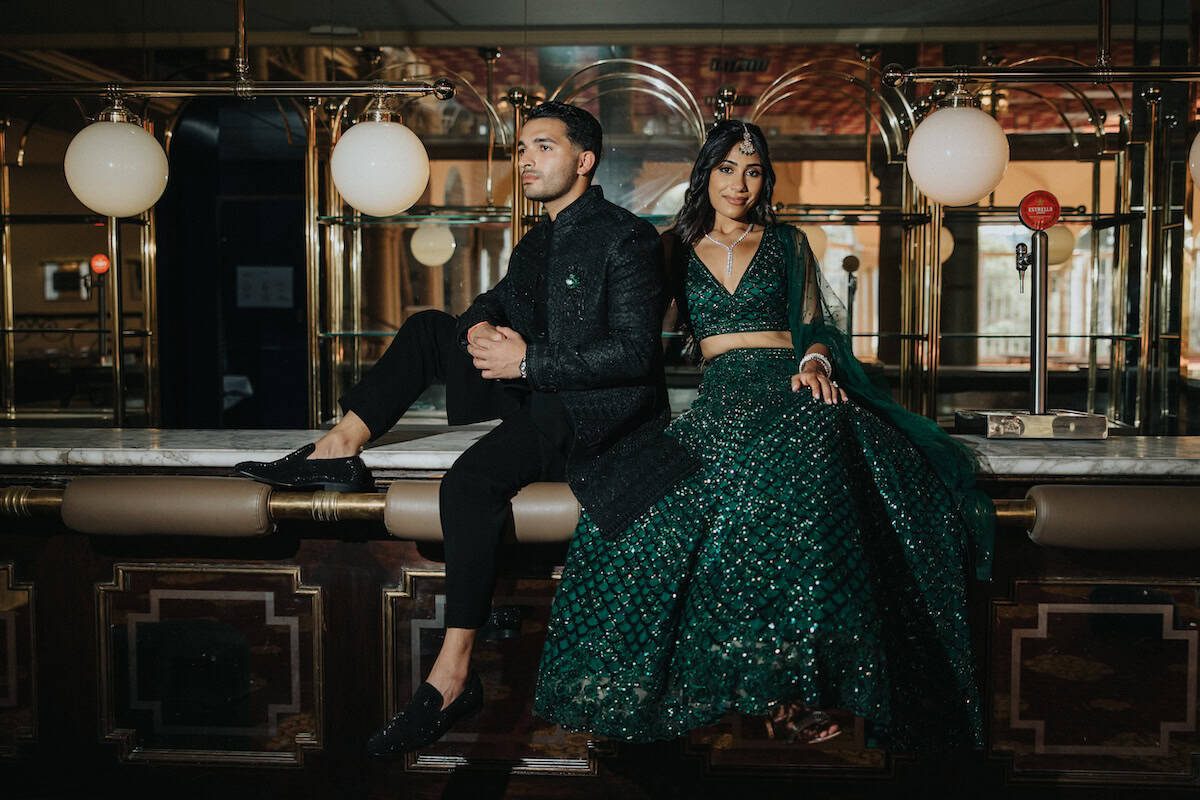 Indian Wedding Castell de Sant Marcal Reception P.Taufiq 7