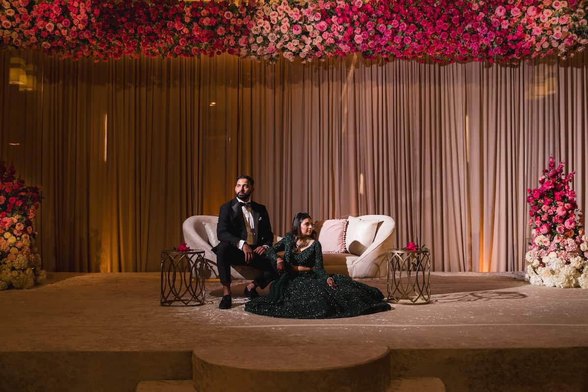 Indian Wedding Chicago Marriott Schaumburg Engagement Shoot P.Taufiq