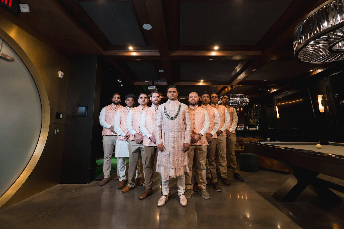 Indian Wedding Crystal Plaza NJ Groomsmen P.Taufiq 5