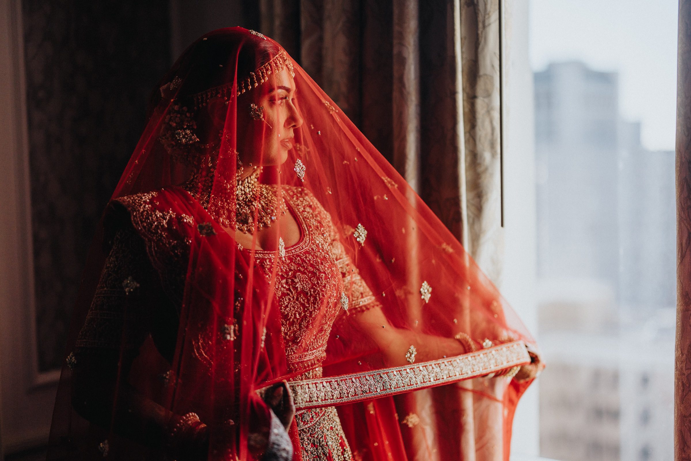 Indian Wedding Fairmont San Francisco Bridal Shoot P.Taufiq