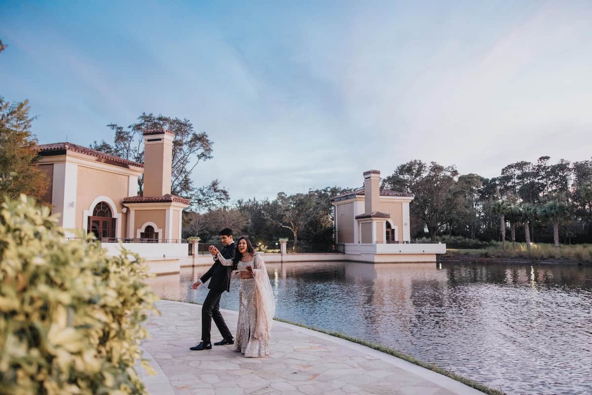 Indian Wedding Four Seasons Orlando Couples Candid Shoot P.Taufiq
