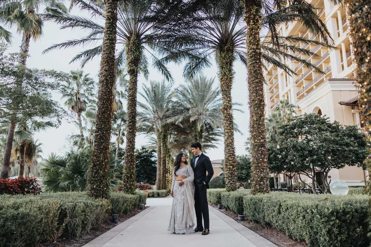 Indian Wedding Four Seasons Orlando Couples Receprion Shoot P.Taufiq