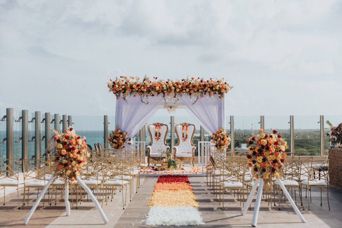 Indian Wedding Generations Riviera Maya Resort Mandap Shoot P.Taufiq 2