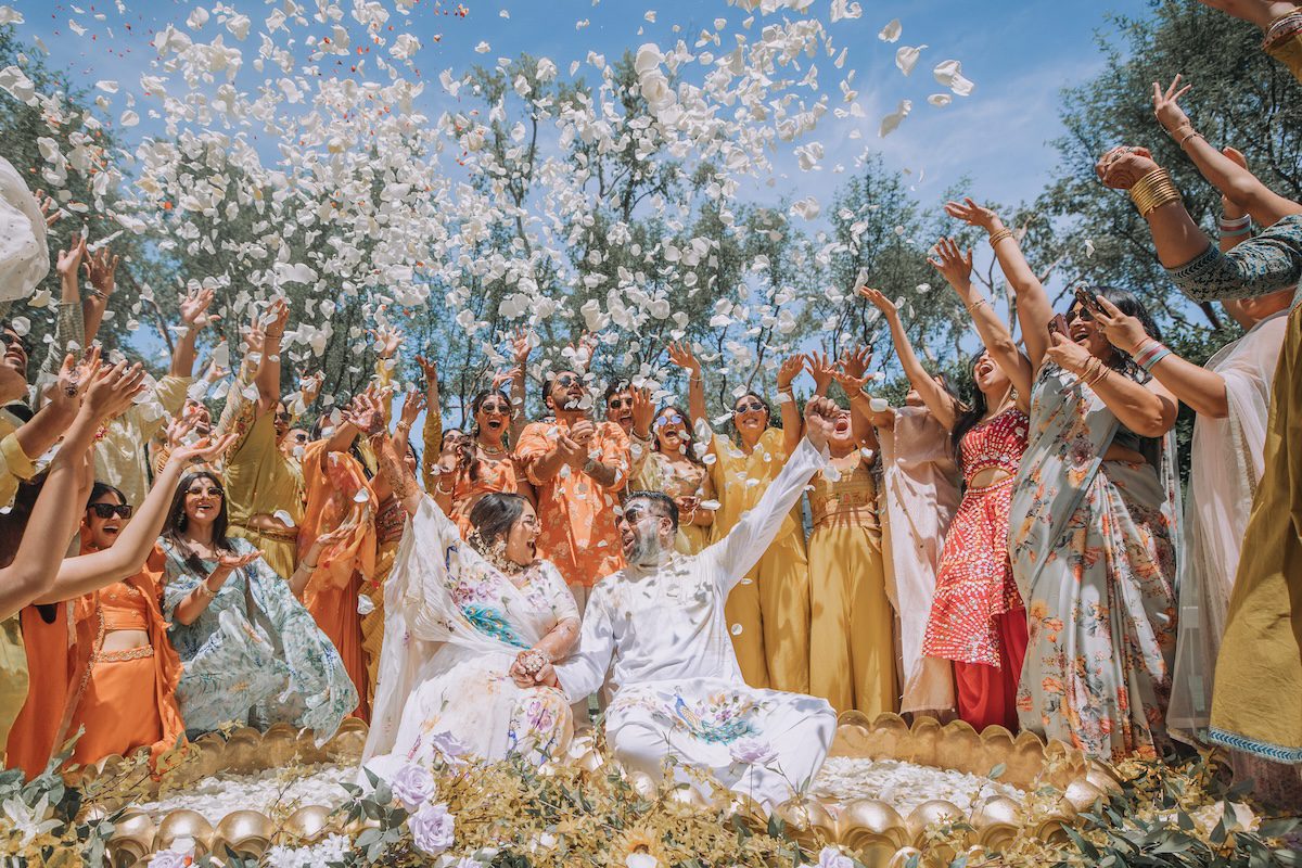 Indian Wedding Grand Hyatt Scottsdale Resort Haldi P.Taufiq