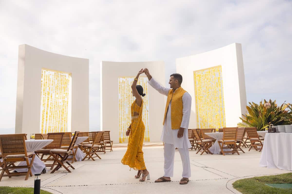 Indian Wedding Grand Velas Riviera Nayarit Haldi P.taufiq 2