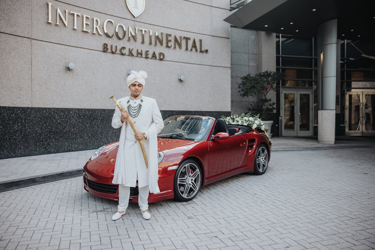 Indian Wedding InterContinental Buckhead Atlanta Groom P.Taufiq