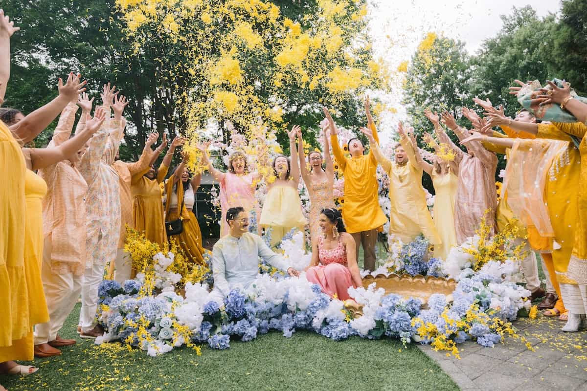 Indian Wedding InterContinental Buckhead Atlanta Haldi P.Taufiq