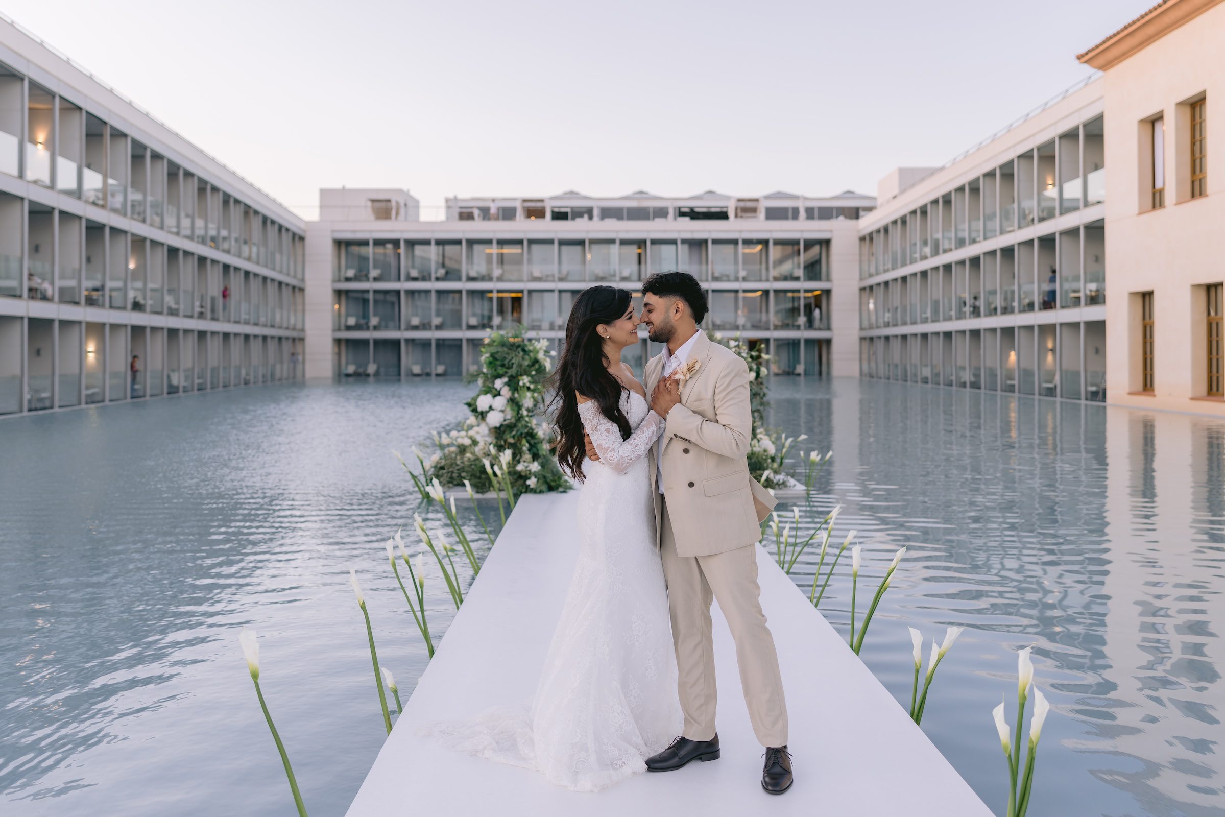 Indian Wedding Le Meridien Ra Beach Hotel Spa Ceremony shoot P.Taufiq 