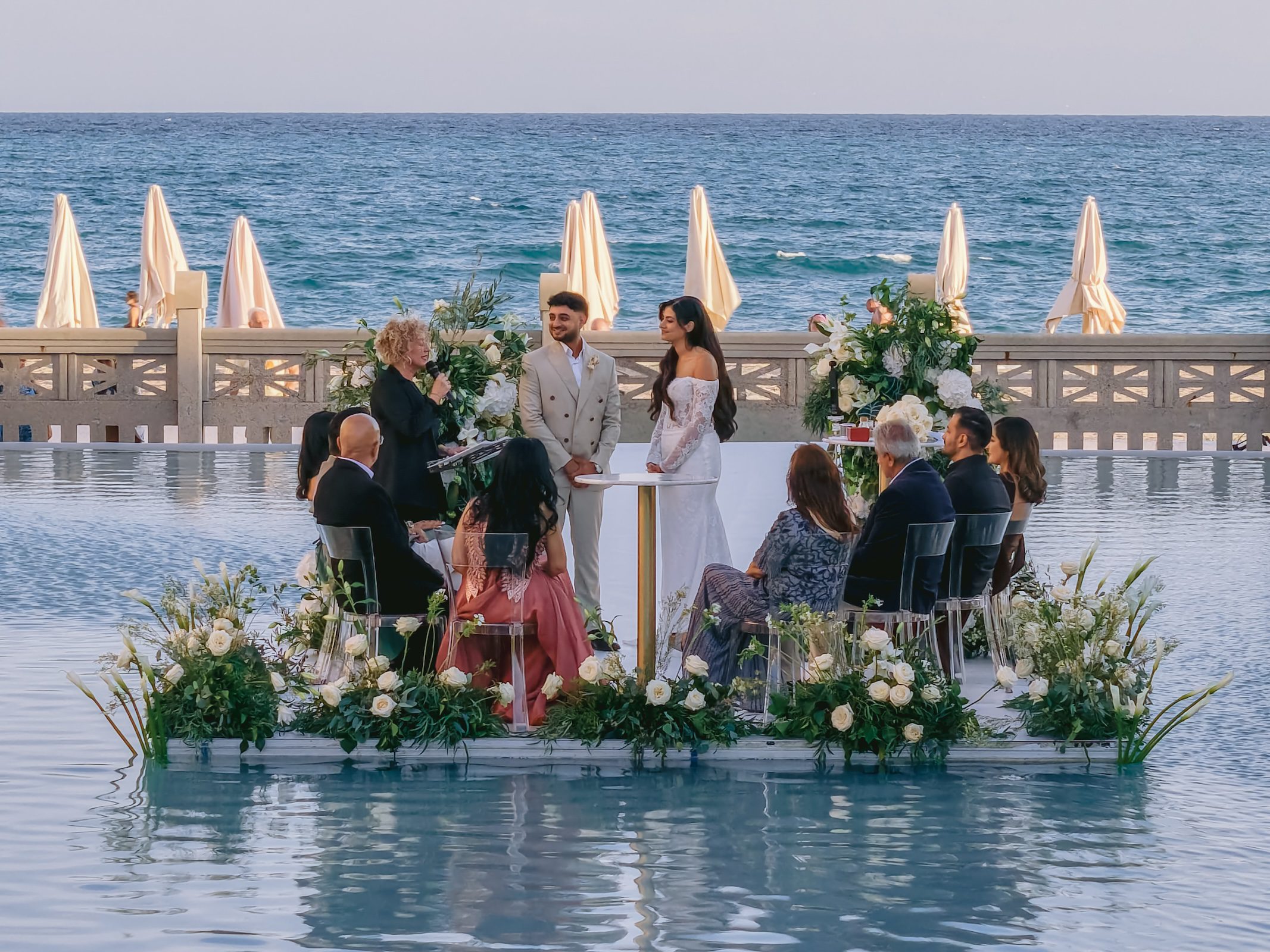 Indian Wedding Le Meridien Ra Beach Hotel Spa ceremony P.Taufiq 