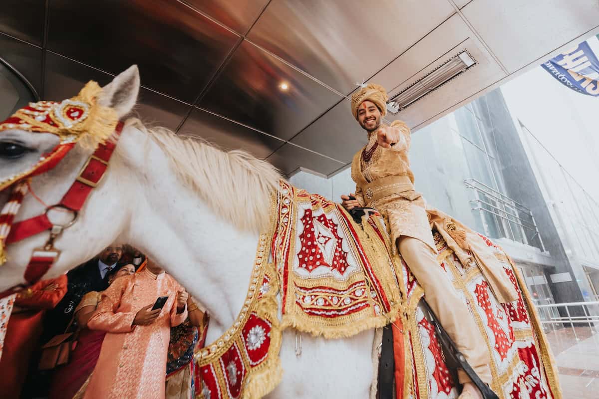 Indian Wedding Loews Philadelphia Hotel Baraat P.Taufiq 1
