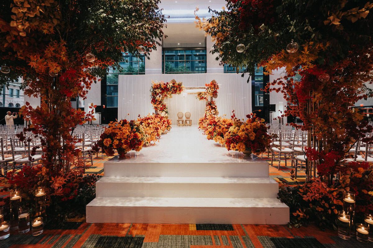 Indian Wedding Loews Philadelphia Hotel Complete Wedding Decor P.Taufiq 1