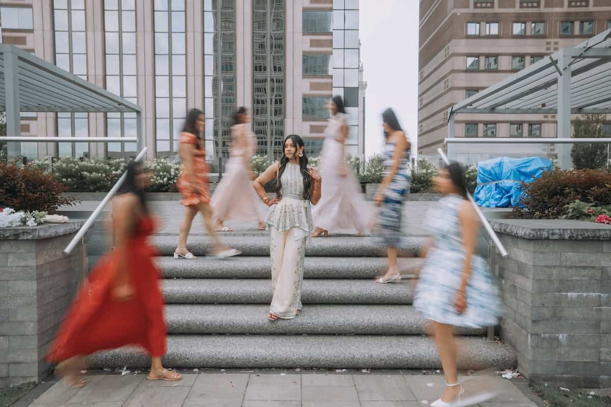 Indian Wedding Marriott Springfield Downtown Bridesmaids P.Taufiq