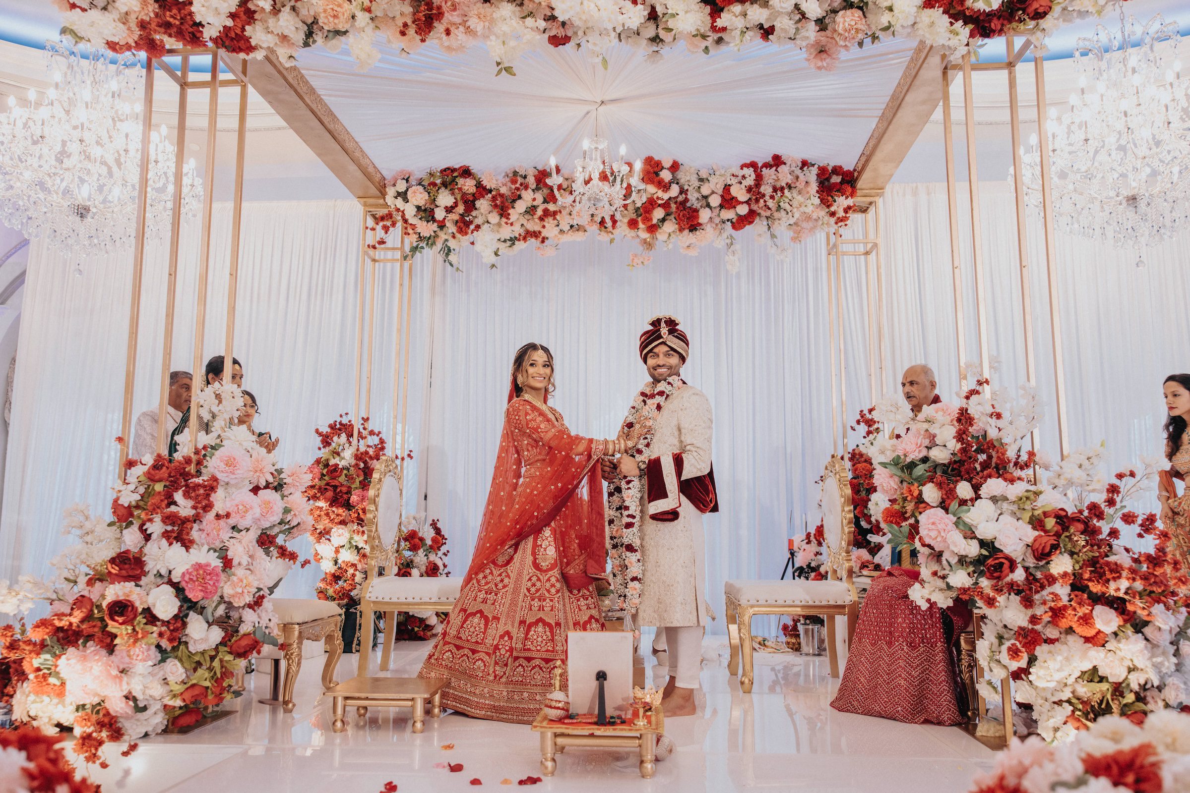 Indian Wedding Meadow Wood NJ Varmala P.Taufiq