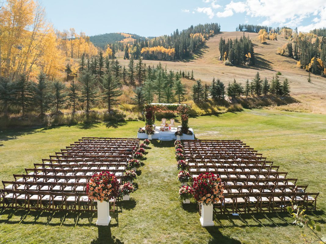 Indian Wedding Park Hyatt Beaver Creek Resort and Spa Mandap Decor P.Taufiq