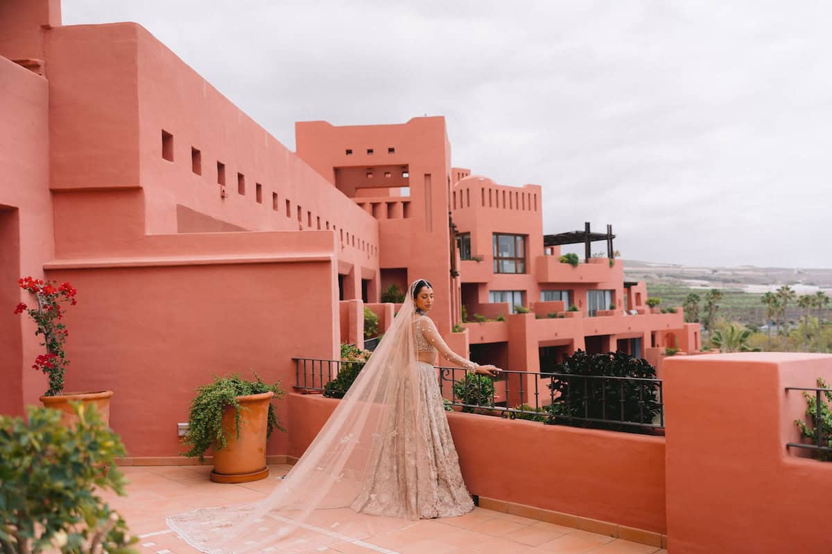 Indian Wedding Ritz Carlton Abama Spain Bridal Shots