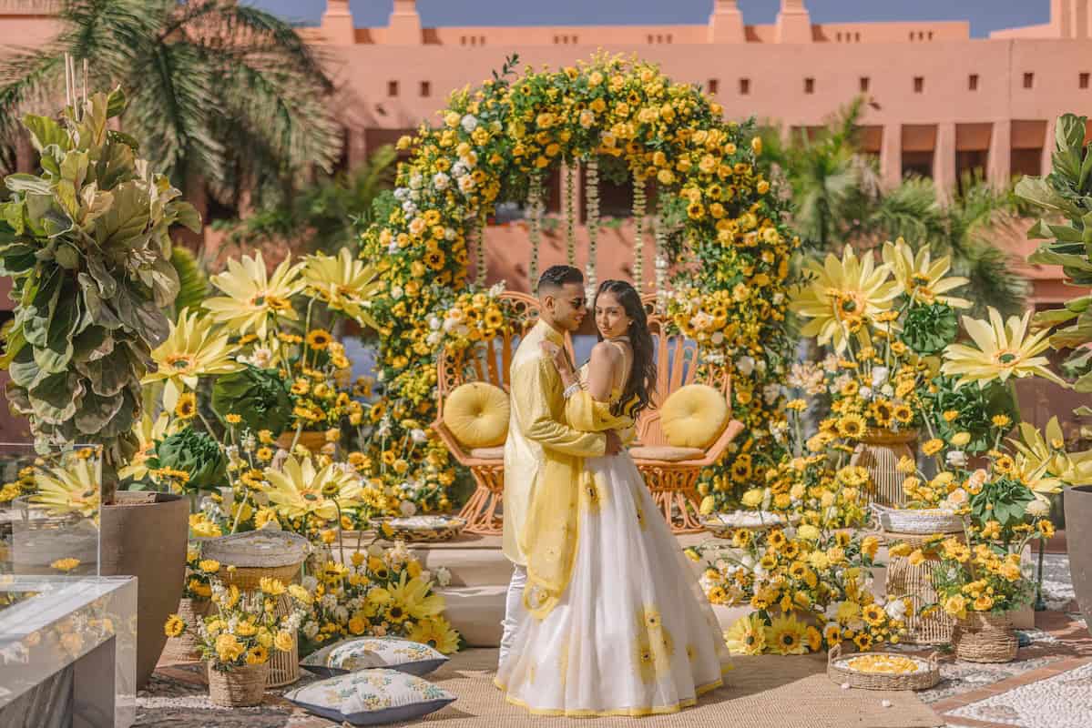 Indian Wedding Ritz Carlton Abama Spain Haldi