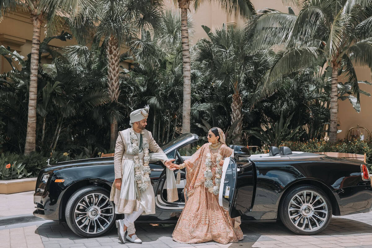 Indian Wedding Ritz Carlton Naples Florida Vidaai Ptaufiq