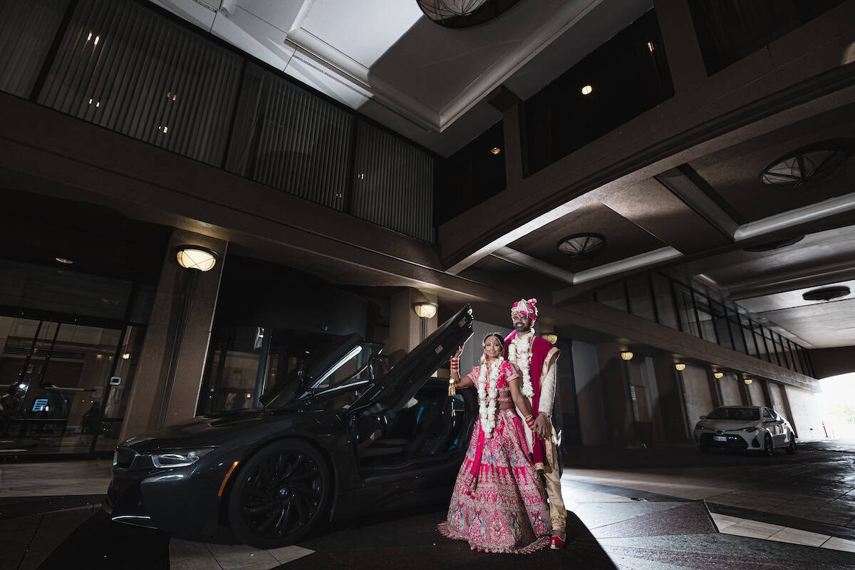 Indian Wedding Sheraton Pentagon City Couple Entry P.taufiq