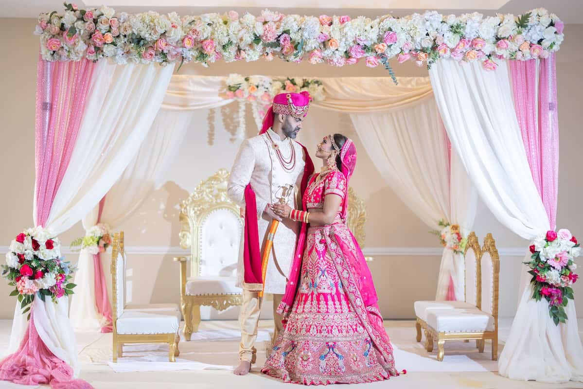 Indian Wedding Sheraton Pentagon City Couple Mandap Shoot P.taufiq