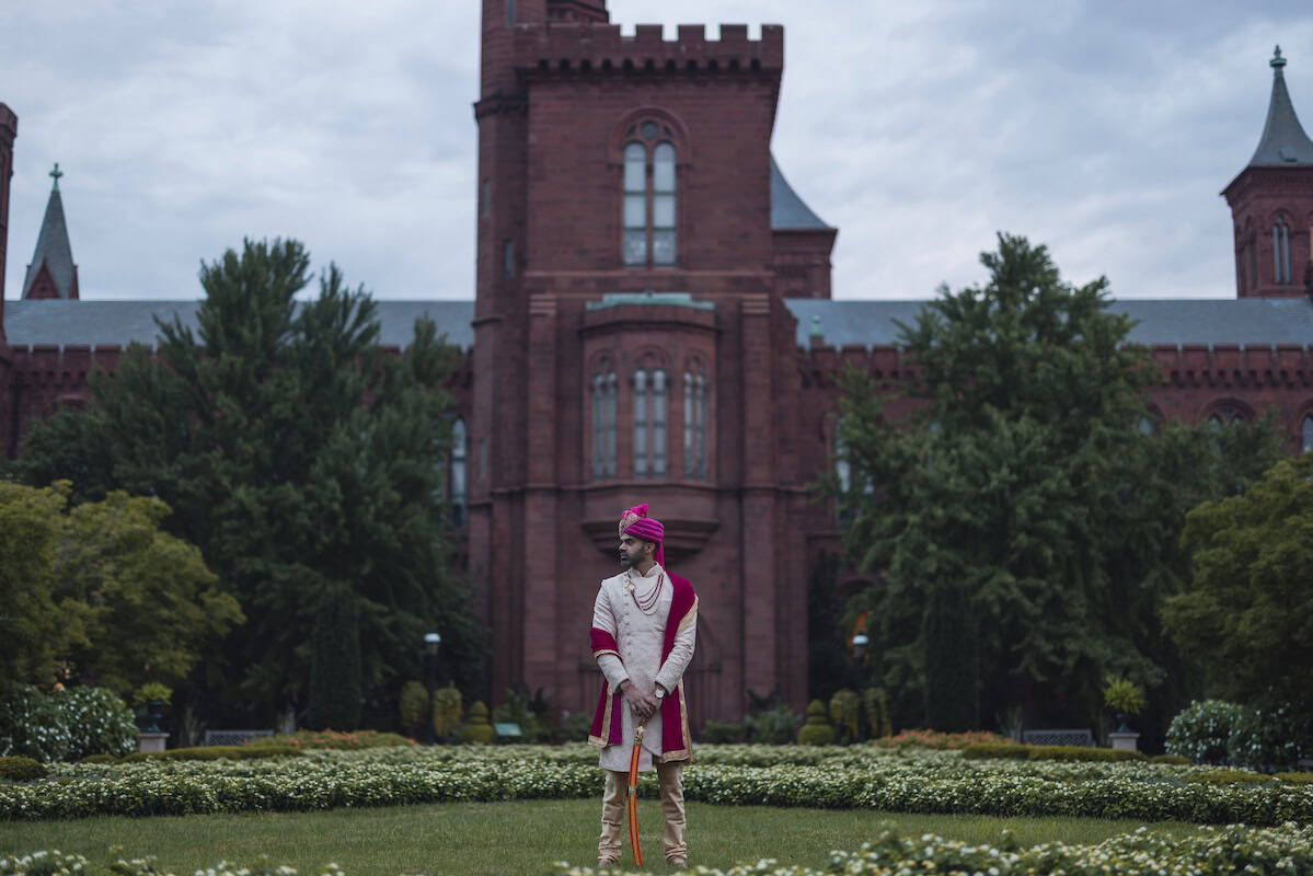 Indian Wedding Sheraton Pentagon City Groom Potrait Shot P.taufiq