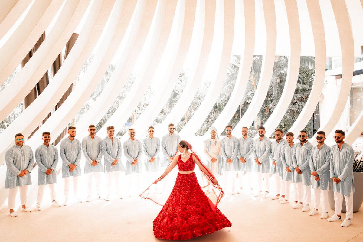 Indian Wedding TRS Coral Hotel Cancun Bridal Shoot P.Taufiq 2