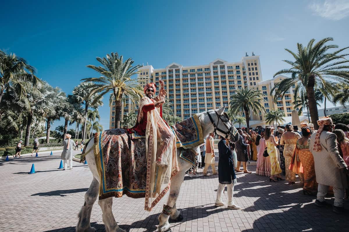 Indian Wedding The Ritz Carlton Key Biscayne Baraat P.Taufiq