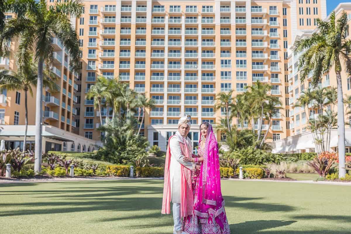 Indian Wedding The Ritz Carlton Key Biscayne Couple shoot P.Taufiq