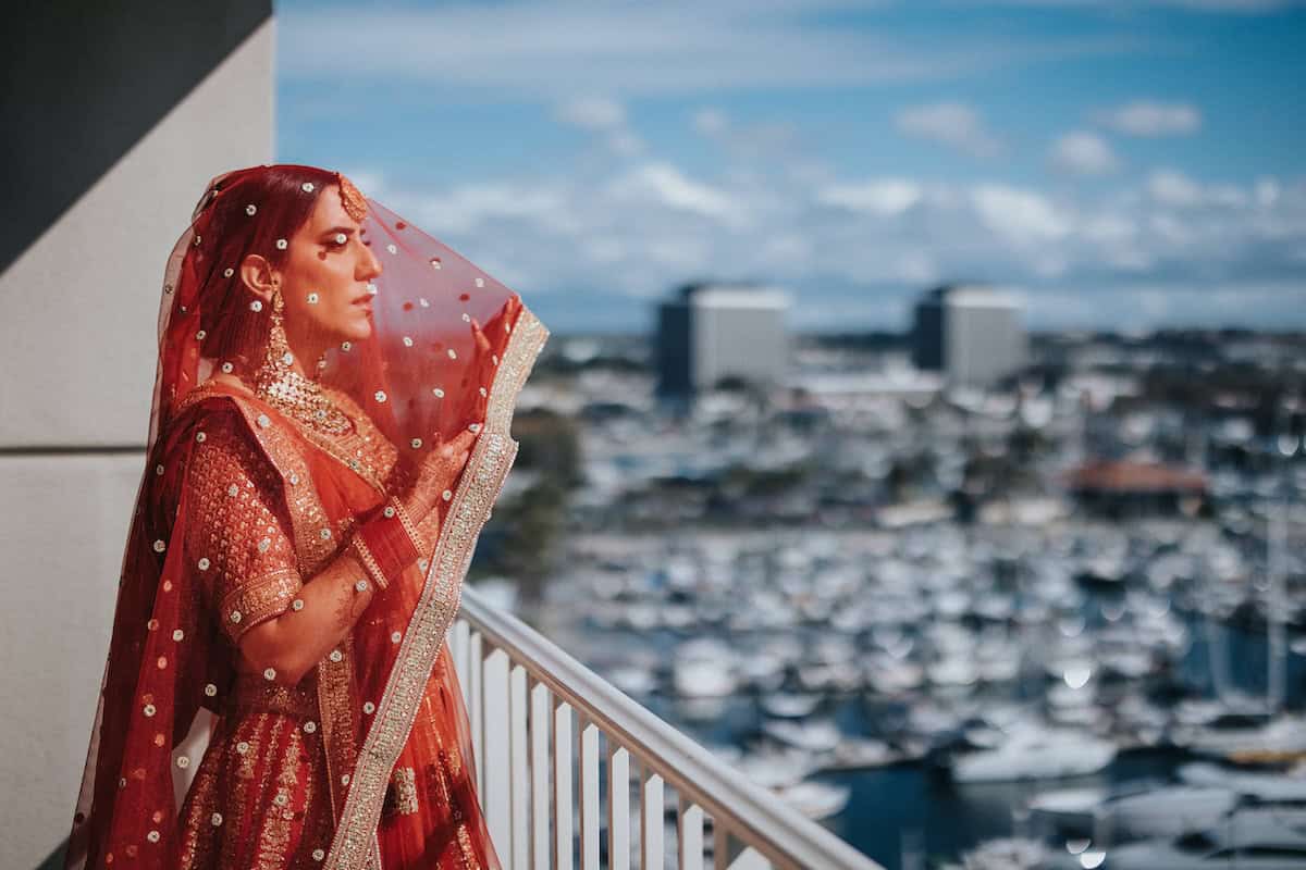 Indian Wedding The Ritz Carlton Marina del Rey Bridal Look P.Taufiq 1