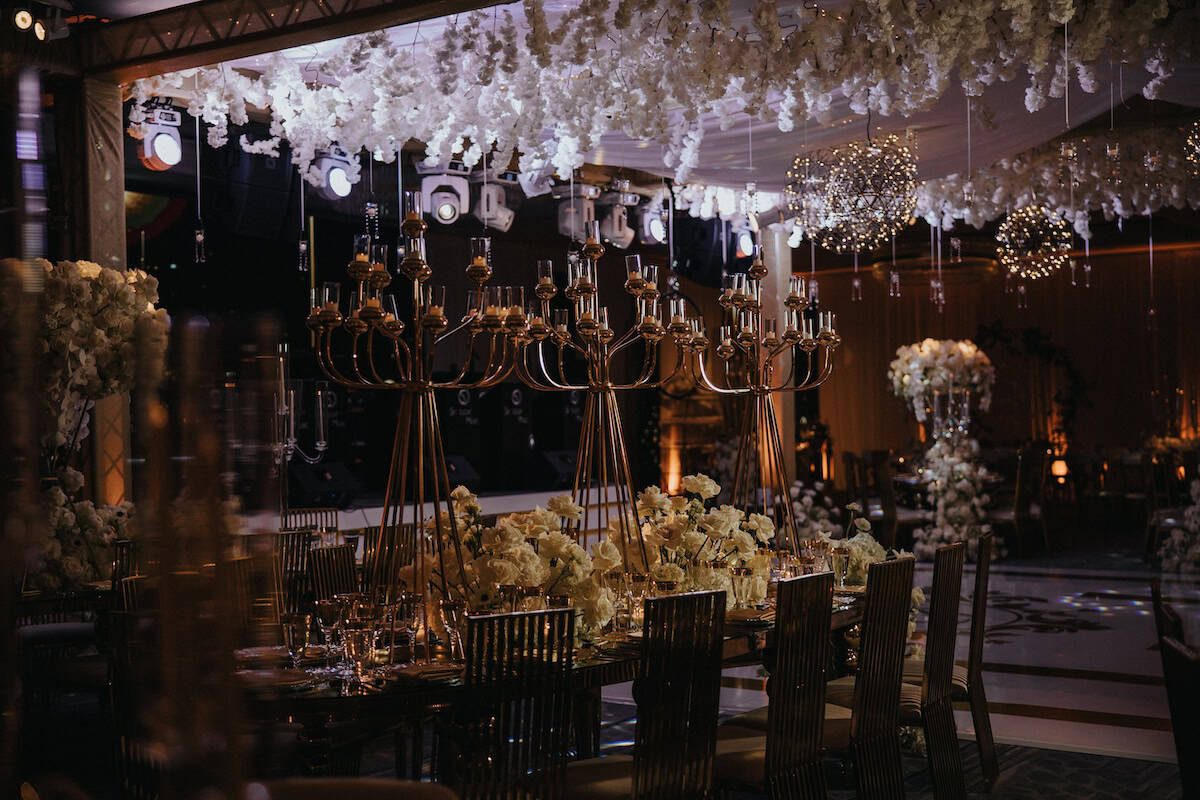 Indian Wedding The Ritz Carlton Marina del Rey Reception Decor P.Taufiq