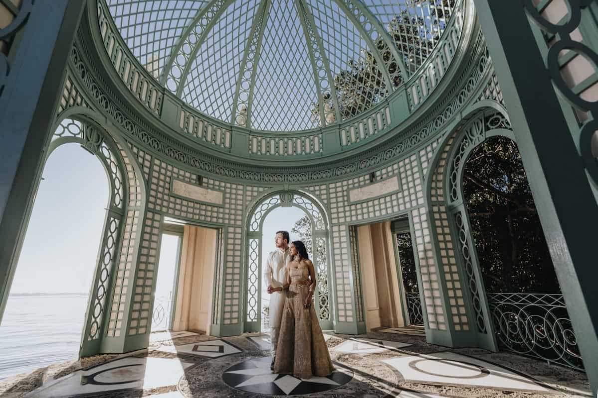 Indian Wedding Vizcaya Museum Gardens Magazine Shoot P.Taufiq 3