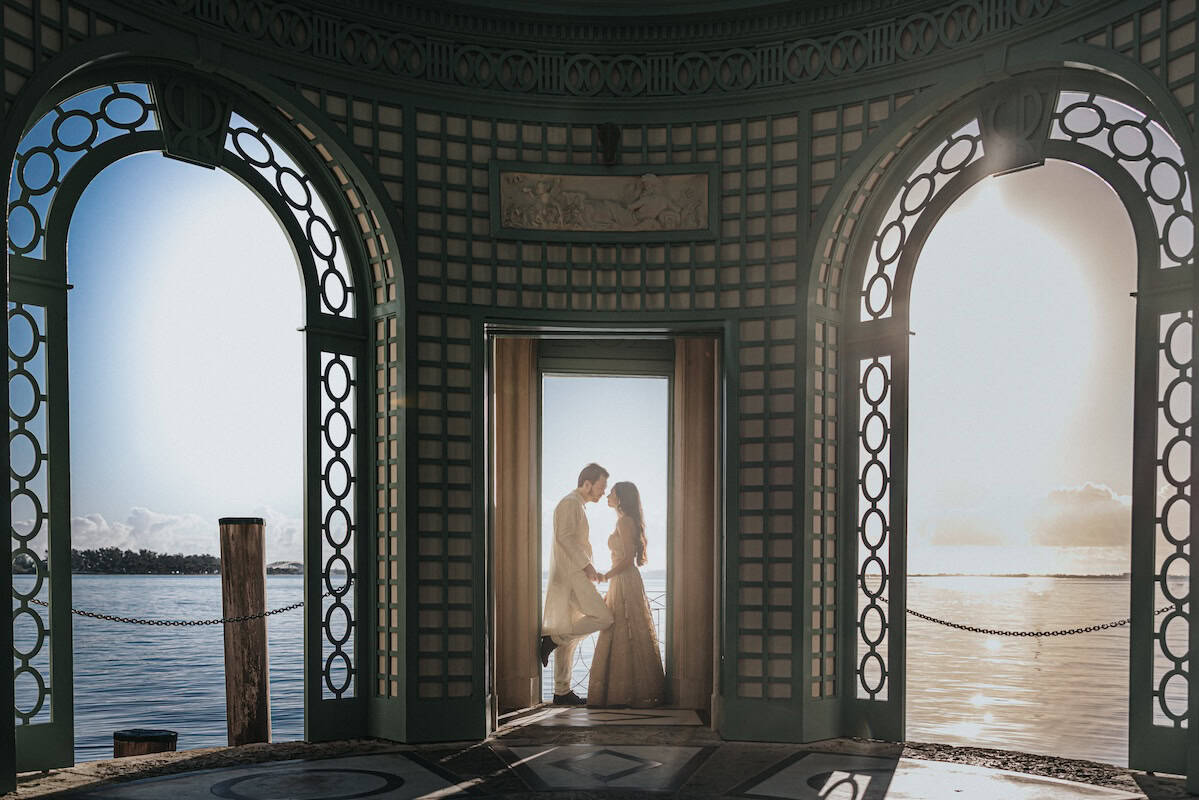 Indian Wedding Vizcaya Museum Gardens Wedding Shoot P.Taufiq 4