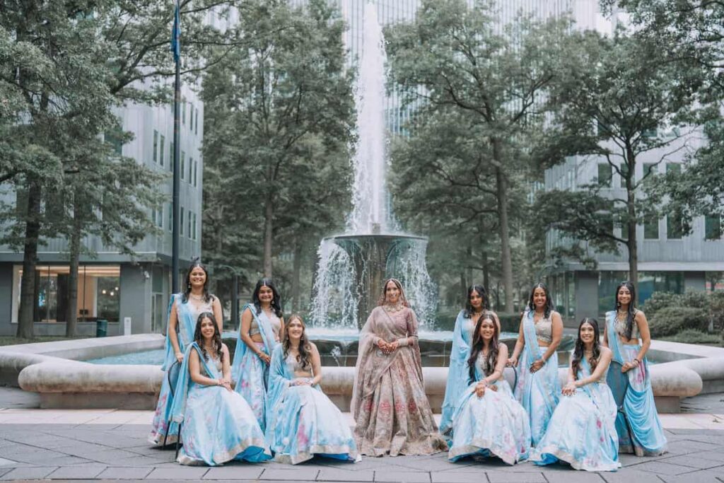 Indian Wedding Wyndham Grand Pittsburgh Downtown Bridesmaids P.Taufiq 1