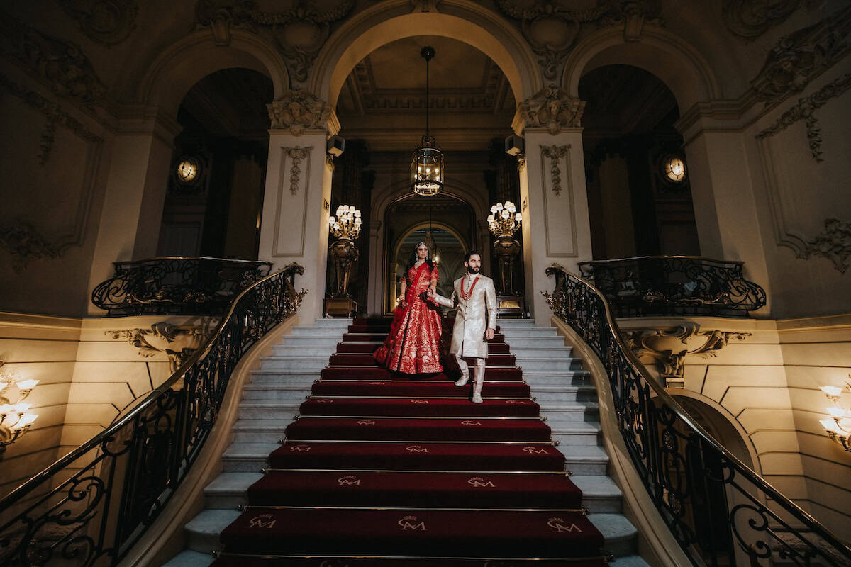 Luxury Indian Wedding Casino de Madrid Couple Pre Shoot P.Tufiq 