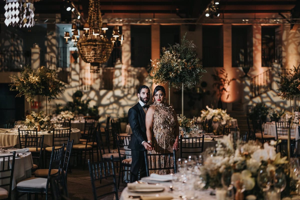 Luxury Indian Wedding Casino de Madrid Reception P.Tufiq 