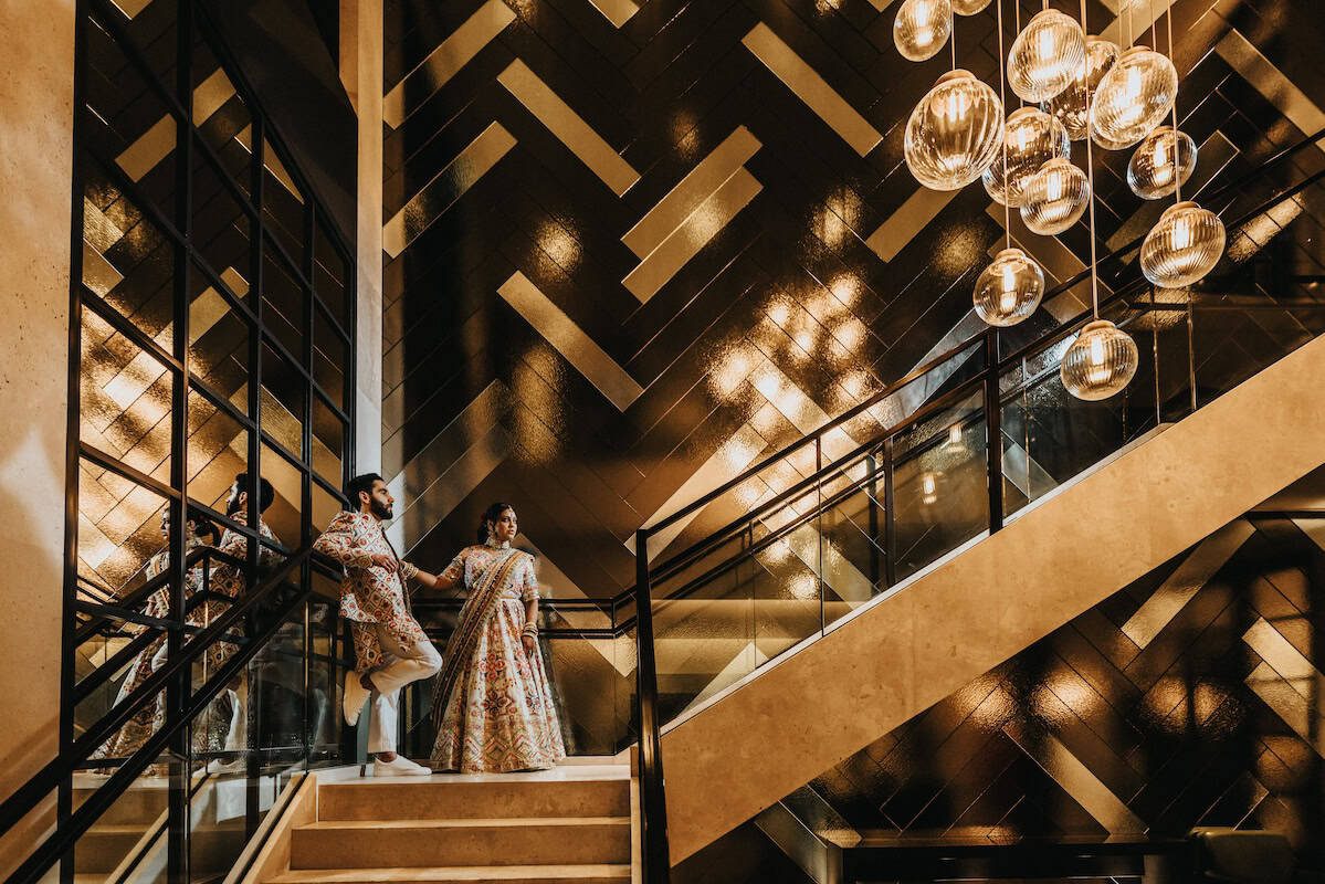 Luxury Indian Wedding Casino de Madrid pre wedding P.Tufiq 