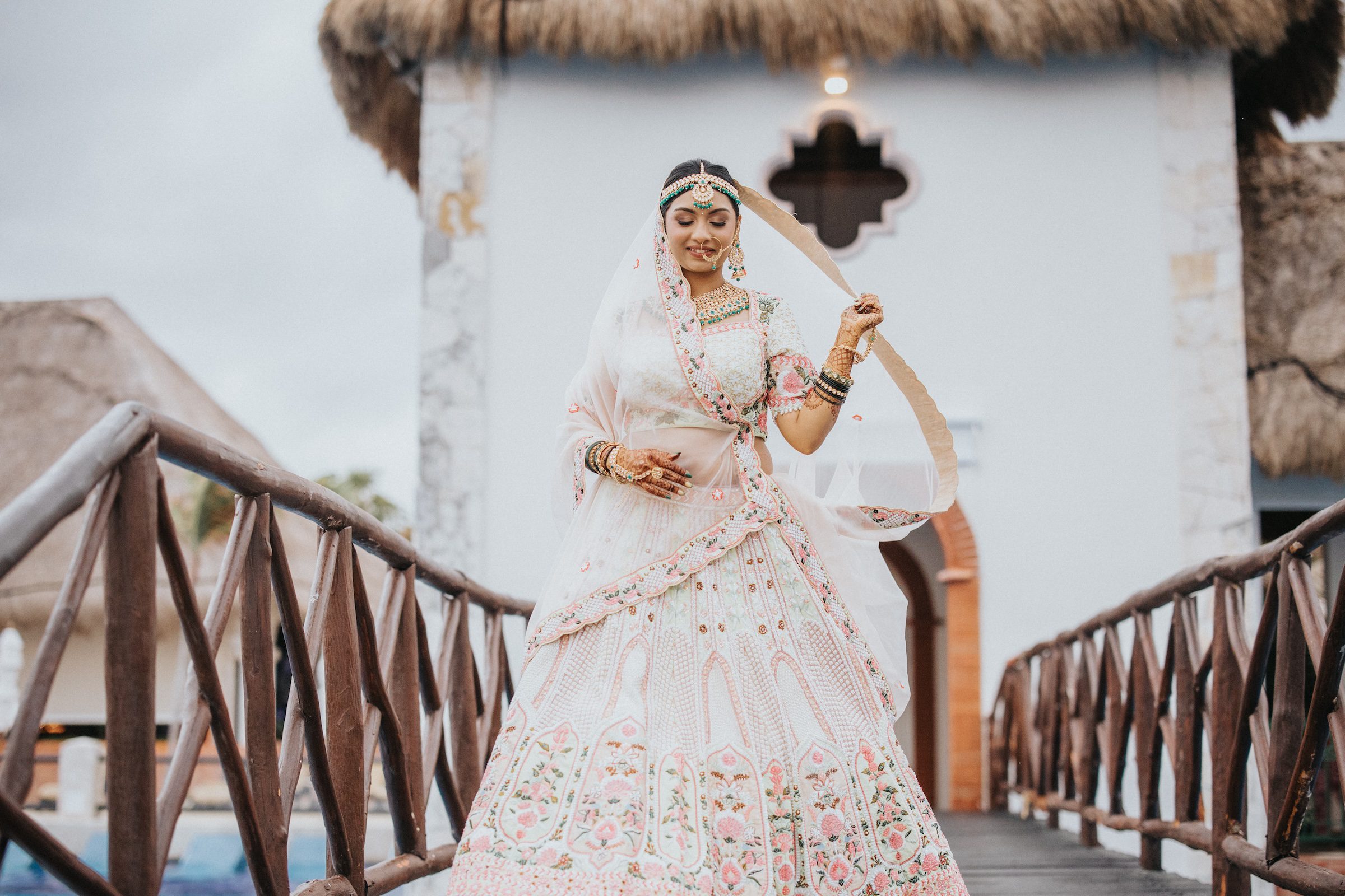 Luxury Indian Wedding Dreams Sapphire Resort Spa Bridal Look P.Taufiq