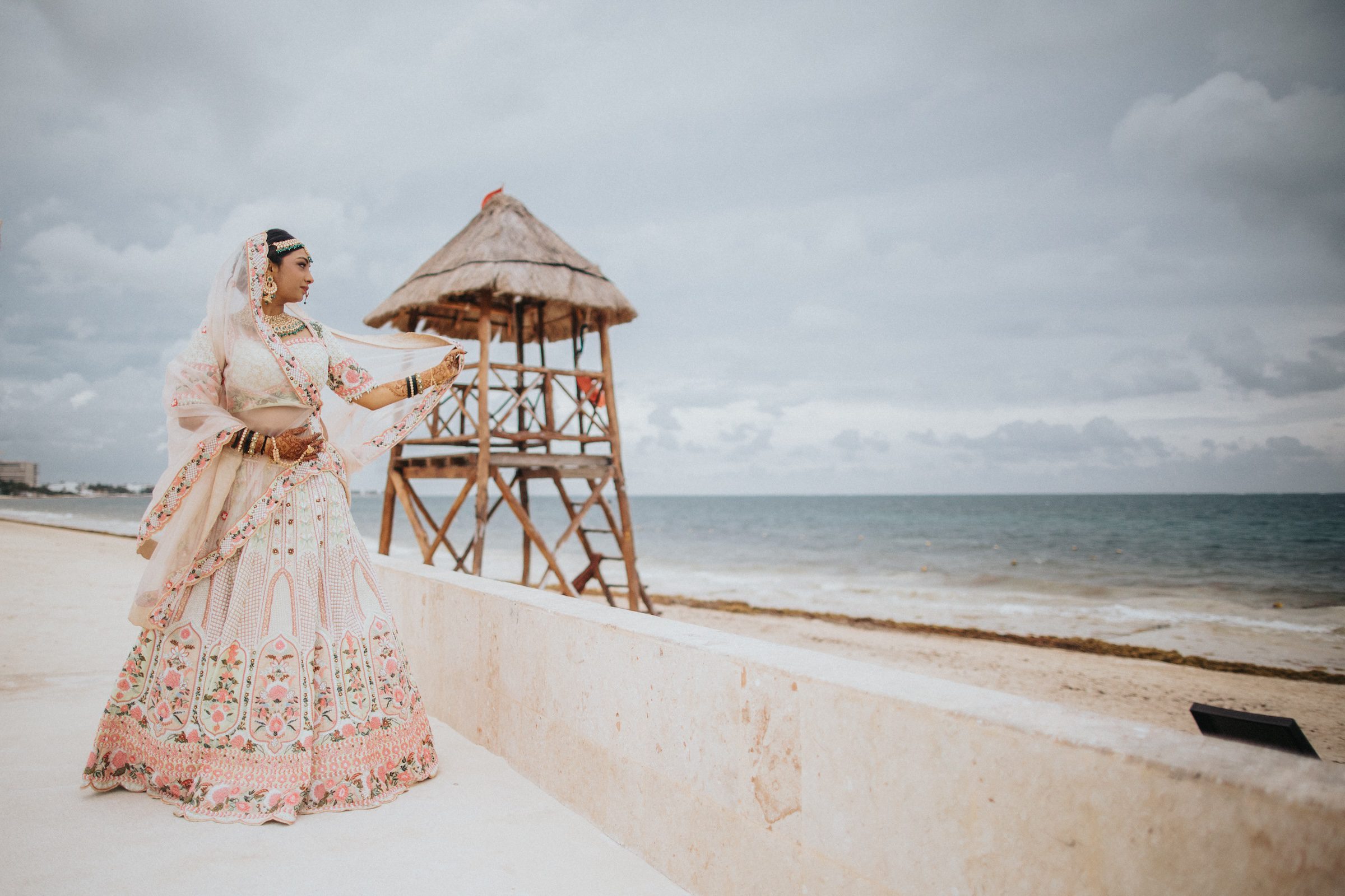 Luxury Indian Wedding Dreams Sapphire Resort Spa Bridal Potrait P.Taufiq