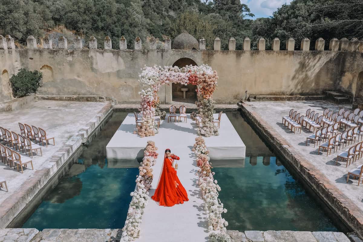 Luxury Indian Wedding Penha Longa Resort Bridal Pre shoot P.Taufiq