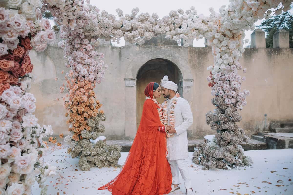 Luxury Indian Wedding Penha Longa Resort Wedding Mandap P.Taufiq