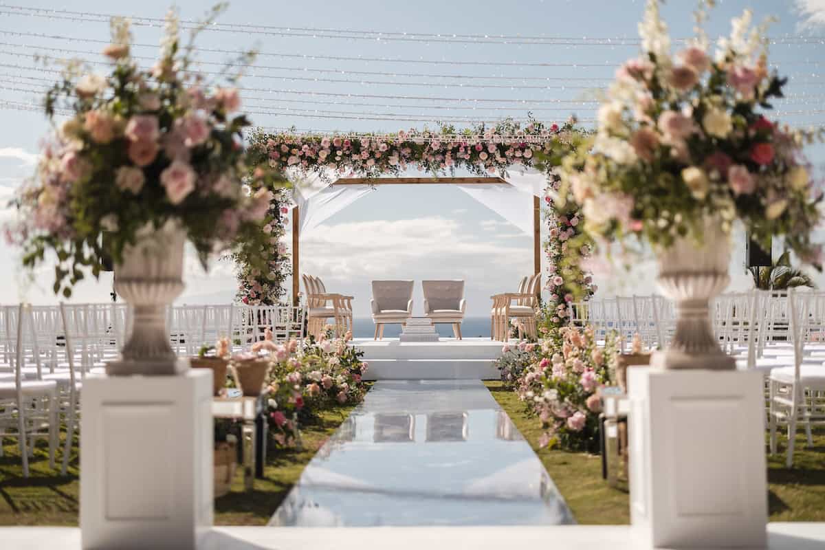 Luxury Indian Wedding Ritz Carlton Abama Spain Mandaps